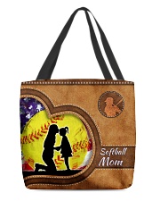 Softball mom loves you sport All-over Tote front