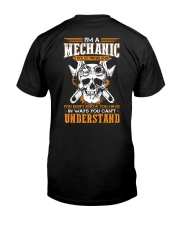 Skull - I'm A Mechanic 2 Sides Classic T-Shirt back