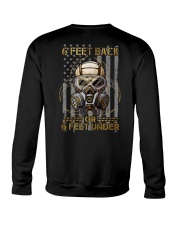 Skull 6 Feet Back Or 6 Feet Under 2 Sides Crewneck Sweatshirt tile