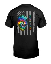 SKull Beach Face 2 Sides Classic T-Shirt back