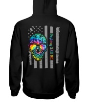 SKull Beach Face 2 Sides Hooded Sweatshirt tile