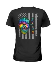 SKull Beach Face 2 Sides Ladies T-Shirt tile