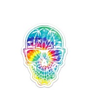 SKull Beach Face 2 Sides Sticker tile