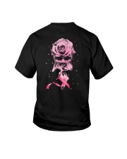 Breast Cancer Rose Smoke 2 Sides Youth T-Shirt tile