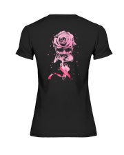 Breast Cancer Rose Smoke 2 Sides Premium Fit Ladies Tee tile