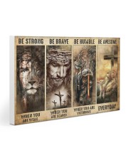 Jesus Be Strong Gallery Wrapped Canvas Prints tile