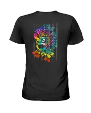 Skull Rose - I am The Storm Ladies T-Shirt tile