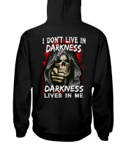 Skull Darkness Lives In Me 2 Sides Hooded Sweatshirt tile