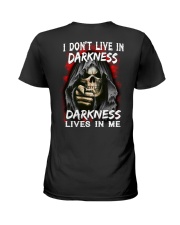 Skull Darkness Lives In Me 2 Sides Ladies T-Shirt tile