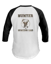Behind Every Hunter Girl Is A Hunting Dad 2 Sides Baseball Tee tile