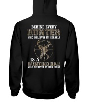 Behind Every Hunter Girl Is A Hunting Dad 2 Sides Hooded Sweatshirt tile