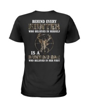 Behind Every Hunter Girl Is A Hunting Dad 2 Sides Ladies T-Shirt tile