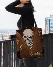 Skull Leather All-over Tote aos-all-over-tote-lifestyle-front-05