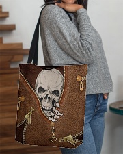 Skull Leather All-over Tote aos-all-over-tote-lifestyle-front-09
