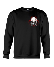 Skull Baseball Social Distancing 2 Sides Crewneck Sweatshirt tile