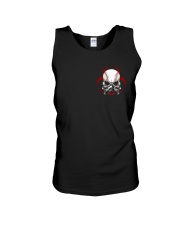 Skull Baseball Social Distancing 2 Sides Unisex Tank tile