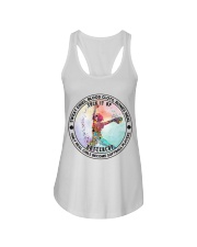 Real Girls Become Softball Ladies Flowy Tank tile