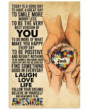 Custom Name Autism Today Is A Good Day 11x17 Poster front