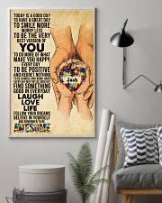 Custom Name Autism Today Is A Good Day 11x17 Poster lifestyle-poster-1