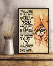 Custom Name Autism Today Is A Good Day 11x17 Poster lifestyle-poster-3