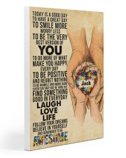Custom Name Autism Today Is A Good Day Gallery Wrapped Canvas Prints tile
