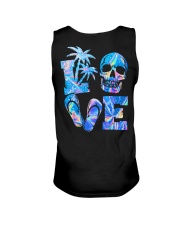 Love Skull Hologram 2 Sides Unisex Tank tile