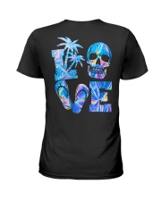 Love Skull Hologram 2 Sides Ladies T-Shirt tile