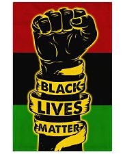 Black - Black Lives Matter Flag Vertical Poster tile