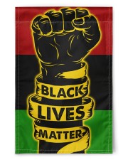 Black - Black Lives Matter Flag 11.5"x17.5" Garden Flag front