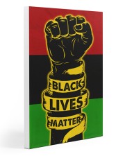 Black - Black Lives Matter Flag Gallery Wrapped Canvas Prints tile