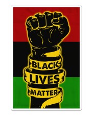 Black - Black Lives Matter Flag Sticker tile
