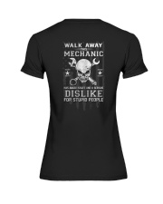 Skull Mechanic - Dislike For Stupid People 2 Sides Premium Fit Ladies Tee tile