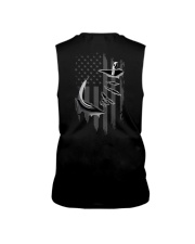 Fishing Hook Inside Us Flag 2 Sides Sleeveless Tee tile