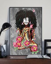 Black Breast Cancer 11x17 Poster lifestyle-poster-2