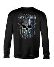 Back The Blue 2 Sides Crewneck Sweatshirt tile
