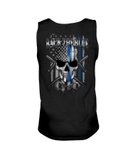 Back The Blue 2 Sides Unisex Tank tile