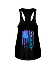 Hunting Deer Flag 2 Sides Ladies Flowy Tank tile