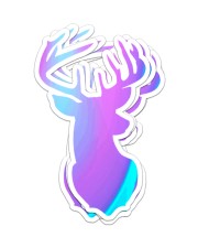 Hunting Deer Flag 2 Sides Sticker tile