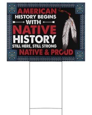 American History Yard Sign 24x18 Yard Sign front