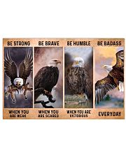 Eagle American Be Strong 17x11 Poster front