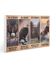 Eagle American Be Strong Gallery Wrapped Canvas Prints tile