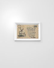 Custom Deer Hunting Letter The Day I Met You 17x11 Poster poster-landscape-17x11-lifestyle-02