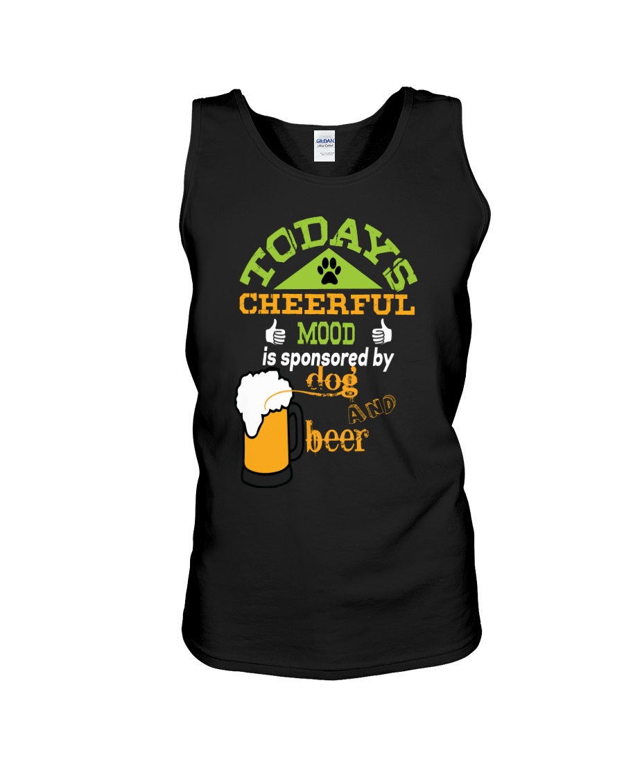 dog beer tshirts Unisex Tank