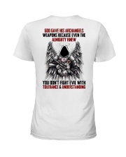 God gave his archangels Ladies T-Shirt tile