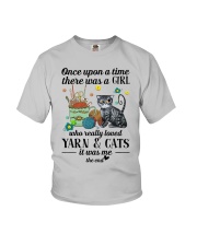 Love cats crochet Youth T-Shirt tile