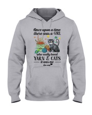 Love cats crochet Hooded Sweatshirt tile