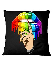 Shut the F uck up LGBT Square Pillowcase tile