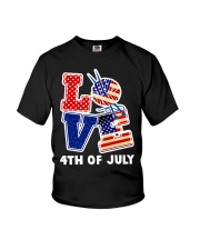 Love Independence Day Shirt Youth T-Shirt tile
