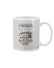 Quilting lady borned in May Mug tile