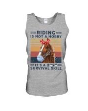 Riding is not a hobby It's a 2020 survival skill Unisex Tank tile